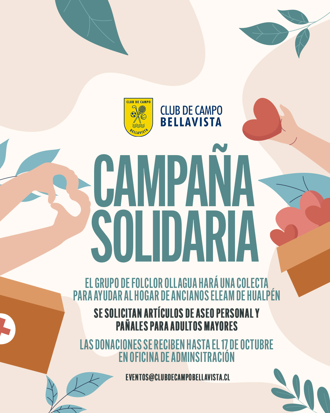Campaña solidaria junto al grupo de folclor Ollagua